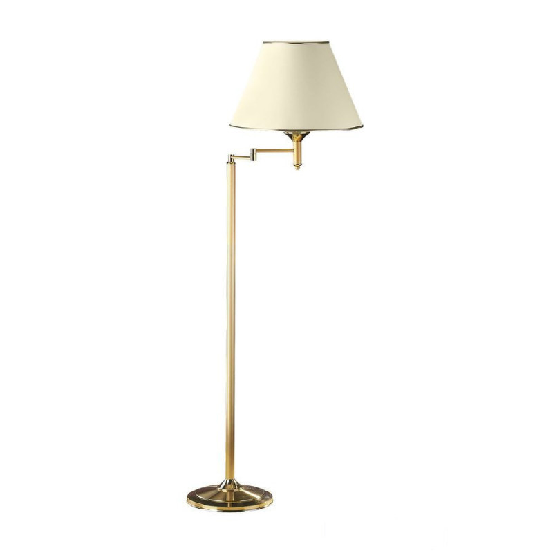 Lampa podłogowa złota łamana satynowana Classic Jupiter (CLP Ł ms)