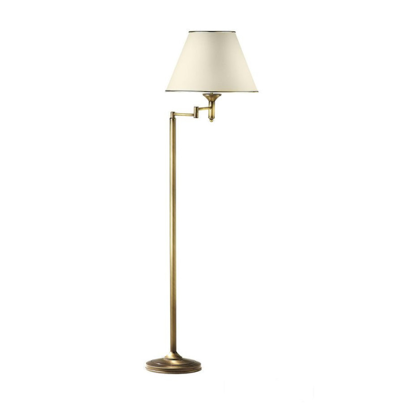 Lampa podłogowa złota łamana satynowana Classic Jupiter (p.CLP ł)