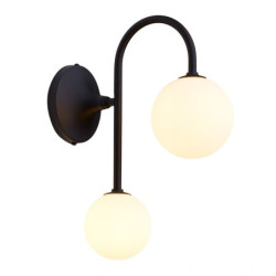 Nowoczesny czarny kinkiet...