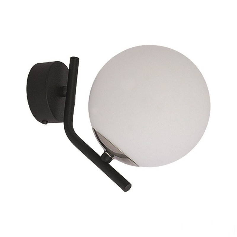 Nowoczesny kinkiet 1-punktowy niklowany Tim Jupiter (TI K cz/ni)