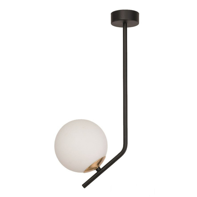 Nowoczesny plafon 1-punktowy satynowany Tim Jupiter (TI 1 cz/ms)