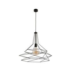 Nowoczesny zwis czarny duży...