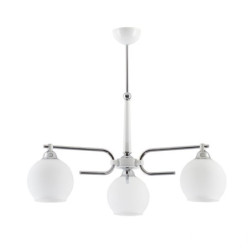 Nowoczesny żyrandol biały...