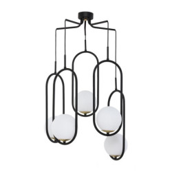 Nowoczesny żyrandol czarny...