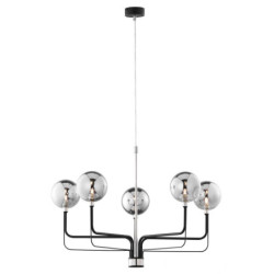 Nowoczesny żyrandol czarny...