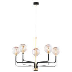 Nowoczesny żyrandol czarny...