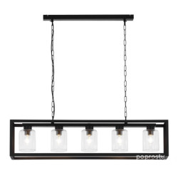 Żyrandol lakierowany czarny...