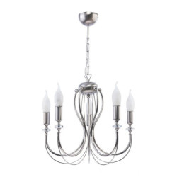 Żyrandol srebrny 5-ramienny...