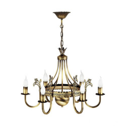 Żyrandol złoty 6-ramienny...
