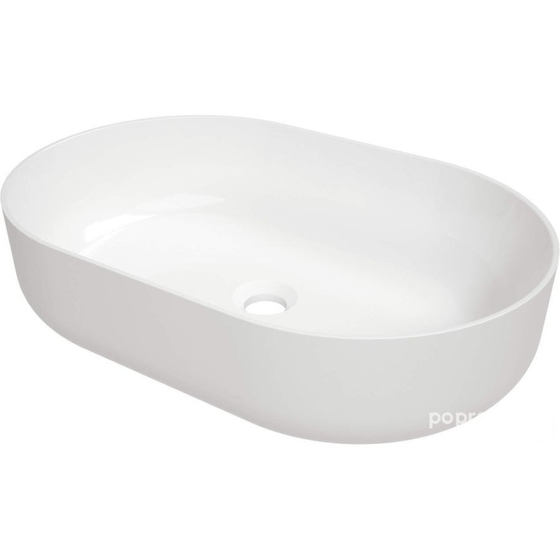 Umywalka ceramiczna nablatowa Round Deante (CGR 6U6S)