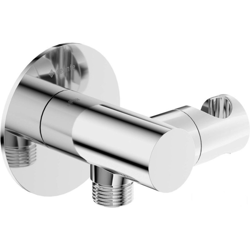 Przyłącze kątowe okrągłe z uchwytem na słuchawkę Silia Deante (NQS 057K)