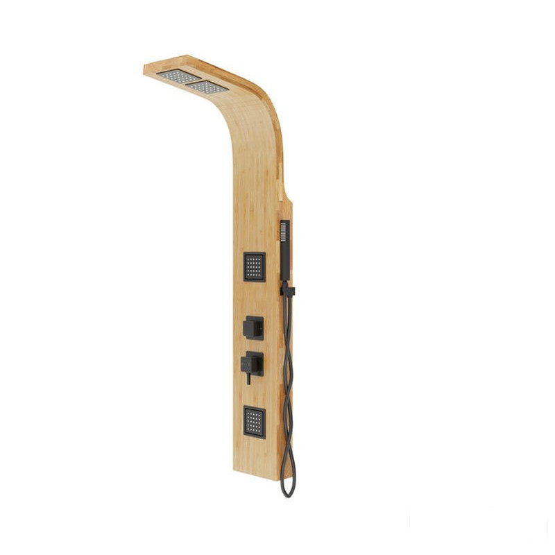 Panel prysznicowy bambusowy z mieszaczem Bao Corsan (B022MBL)