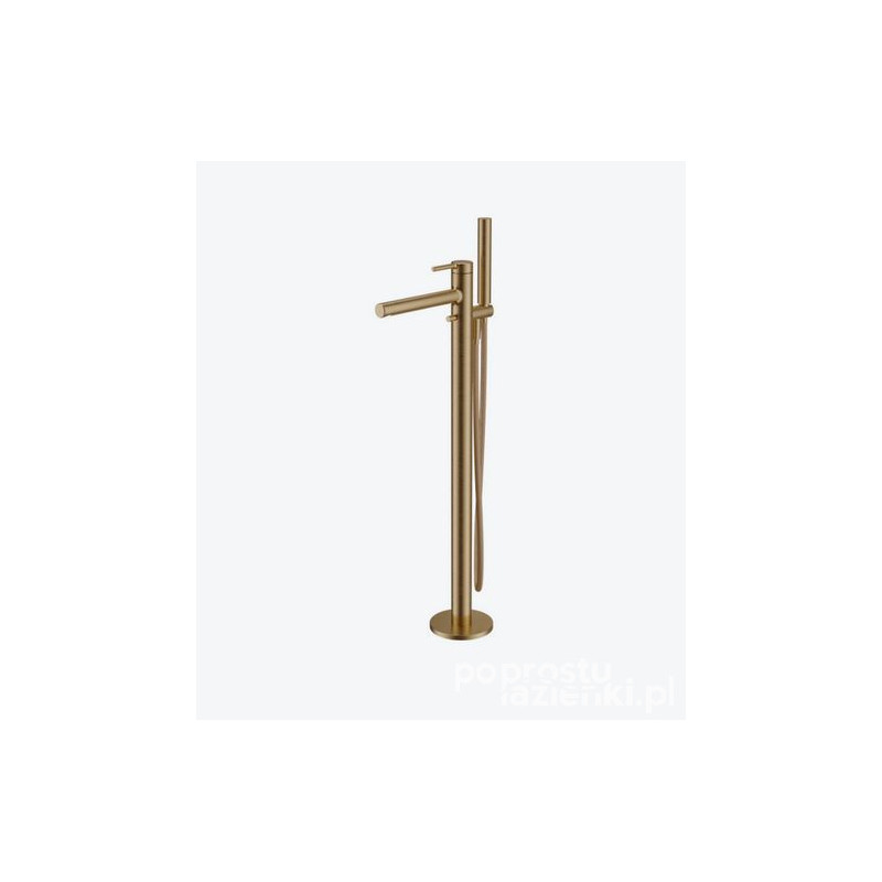 Bateria wannowa wolnostojąca miedż szczotkowana Pi Excellent (AREX.1255CB)
