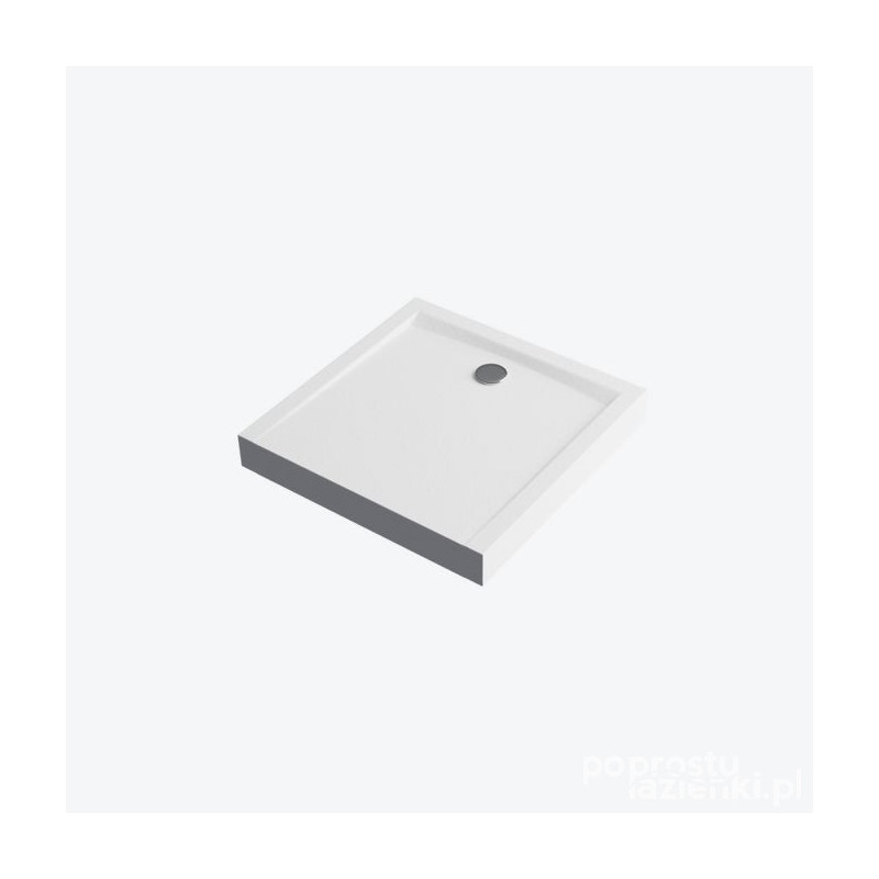 Brodzik kwadratowy 80x80 Forma Compact X biały mat Excellent (BREX.1402.080.080.WHC)