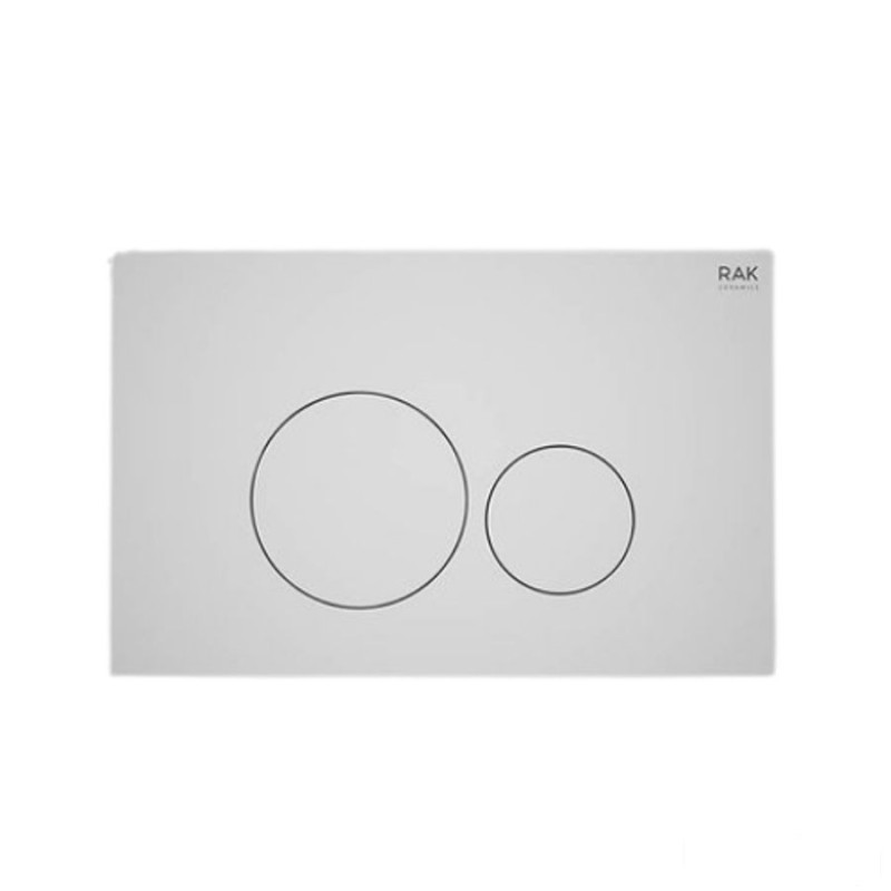 - przycisk biały mat okrąg (500) Ecofix RAK Ceramics (FSRAKPPL003500)