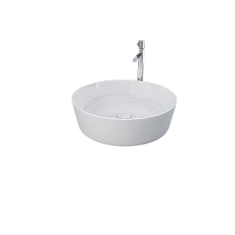 Umywalka  slim nablatowa okrągła  42 cm biały mat (500) Feeling RAK Ceramics (FEECT4200500A)