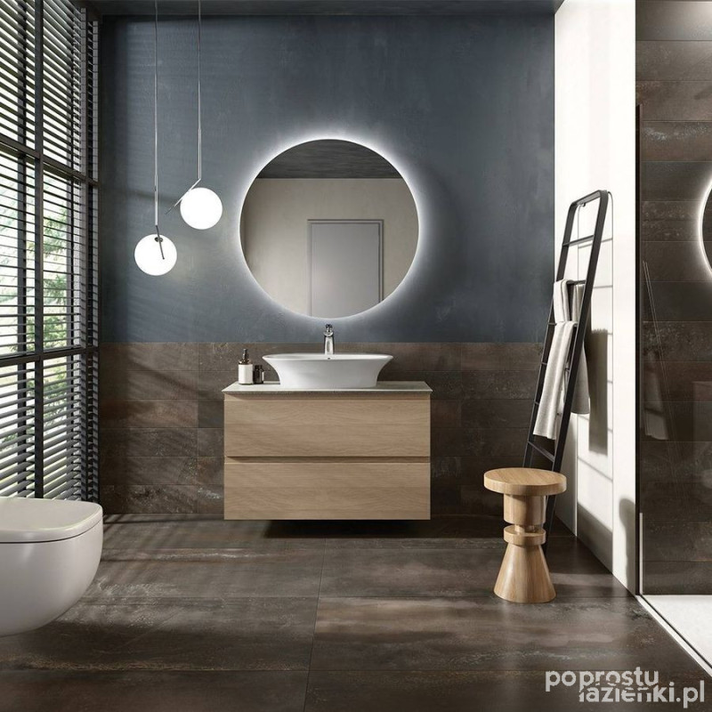 Szafka podumywalkowa podwiesz.100cmscandin oak Joy RAK Ceramics (JOYWH100SOK)
