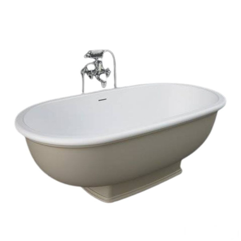 Washington wanna wolnostojąca 156x81cm  cappuccino mat (514) Rak - washington RAK Ceramics (WTBT15681514)