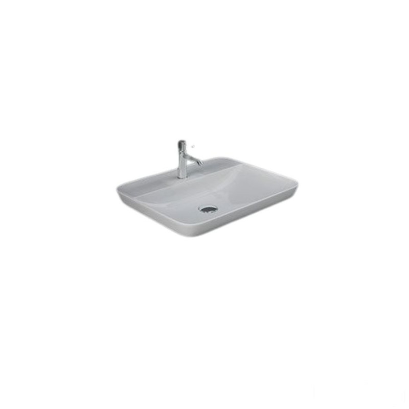 Variant umywalka wpuszczana prostokątna 55x42 cm z otworem biały połysk Rak - variant RAK Ceramics (VARDI55501AWHA)