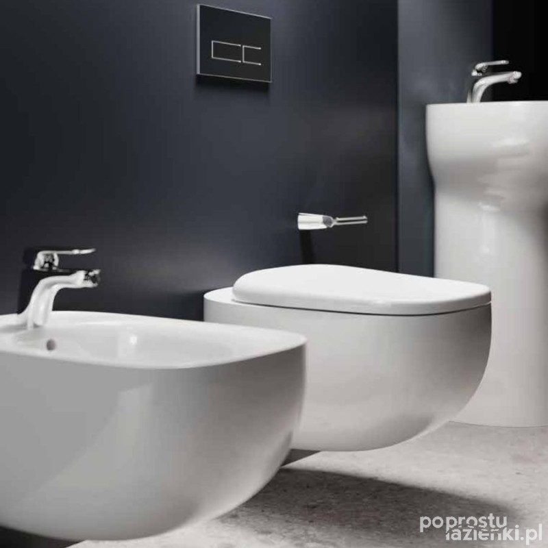 Illusion bidet podwieszany 52x38cm biały połysk  RAK Ceramics (ILLBD2101AWHA)