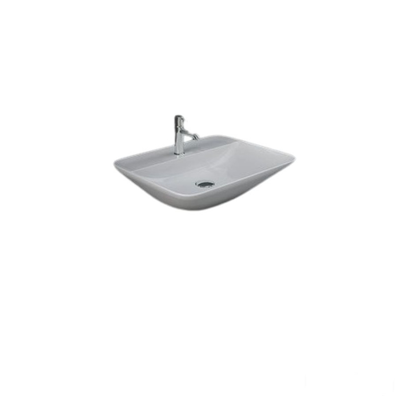 Variant umywalka nablat. prostokątna 55x42 cm z otworem biały połysk Rak - variant RAK Ceramics (VARCT55501AWHA)