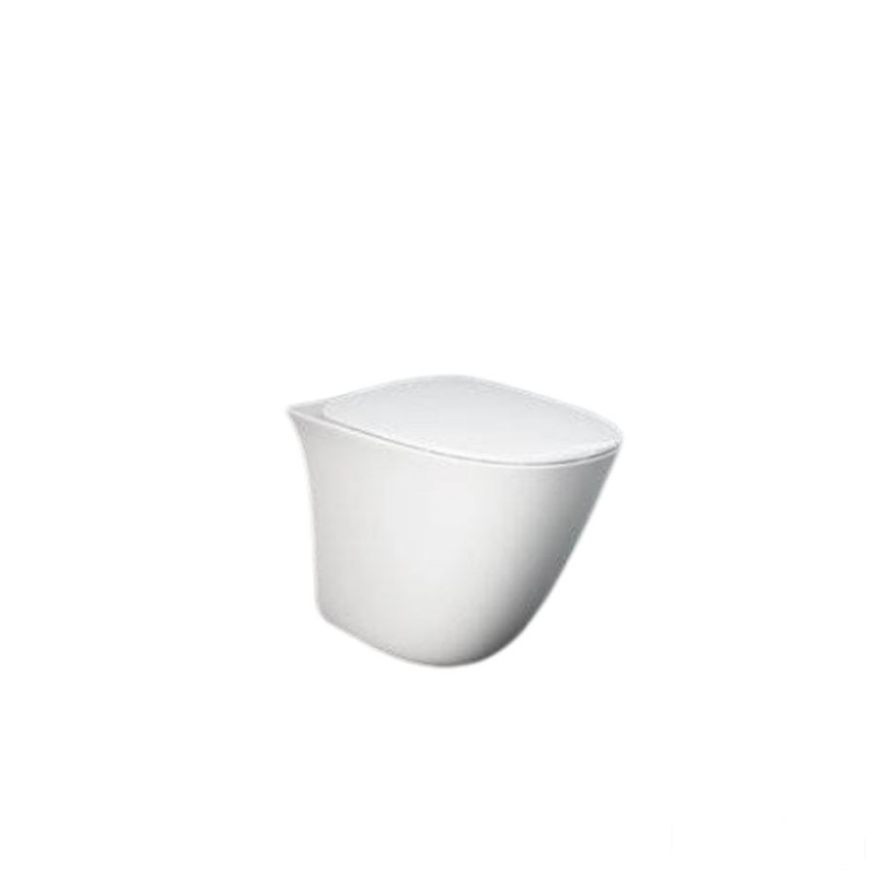 Miska wc stojąca rimless 52x38 cm biały połysk Sensation RAK Ceramics (SENWC1346AWHA)
