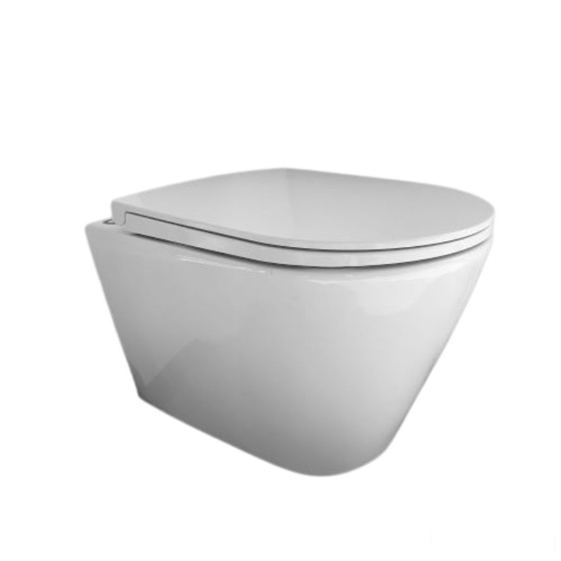Miska wc podwiesz. rimless 52x36 cm biały połysk Resort RAK Ceramics (RST23AWHA,REWC00004)