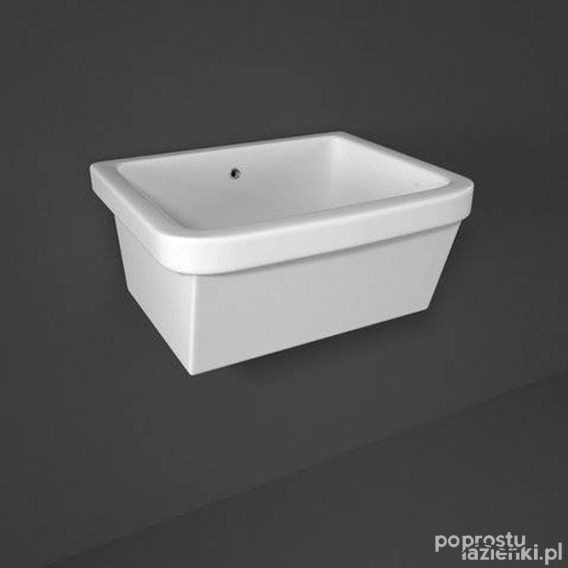 Pinarella umywalka wpuszczana 60 x 50 cm (zlew) biały połysk  RAK Ceramics (PIWB00003)
