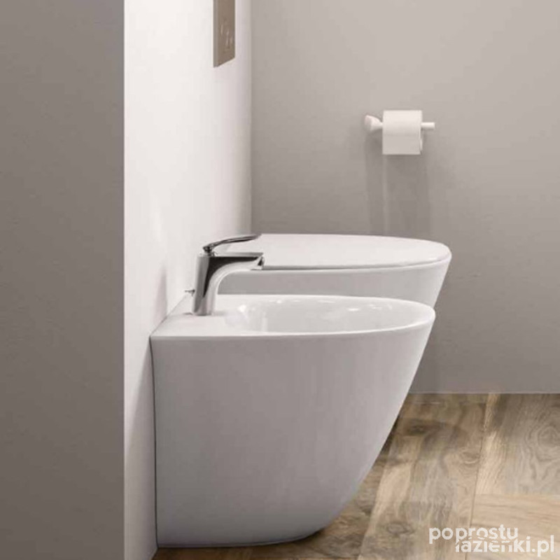 Bidet stojący 52x38 cm biały połysk Sensation RAK Ceramics (SENBD2015AWHA)