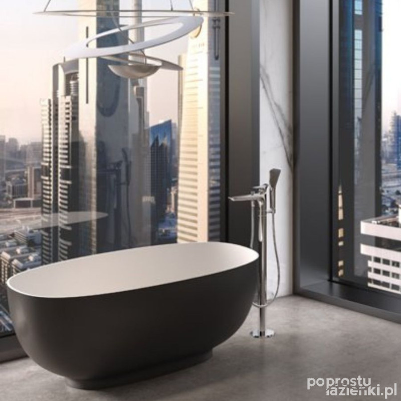 Cloud wanna 140 cm czarny mat (504) Rak - cloud RAK Ceramics (CLOBT14075504)