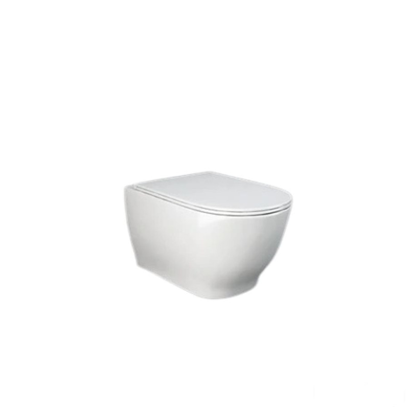 Moon miska wc podwieszana rimless 56x36cm  biały połysk  RAK Ceramics (HAR19AWHA,MOWC00005)