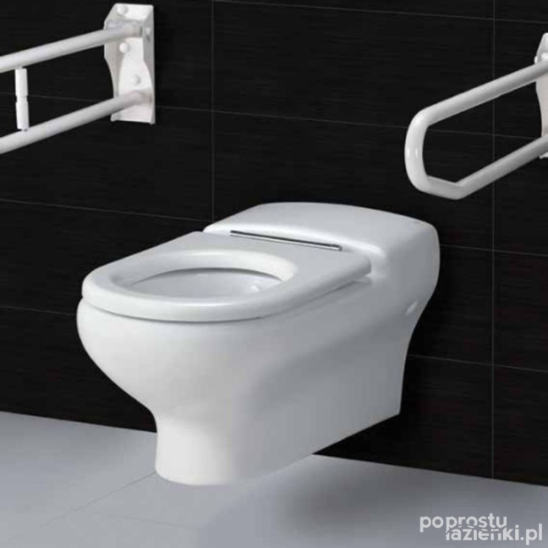 Compact miska wc dla niepełnosprawnych podwieszana rimless Rak - compact RAK Ceramics (COWC00007)