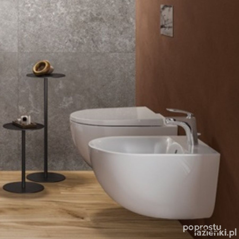 Bidet podwieszany 52x38 cm biały połysk Des RAK Ceramics (DESBD2101AWHA)