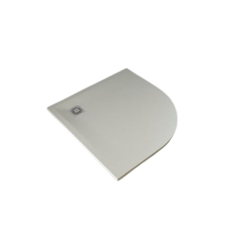 Brodzik beżowy półokrągły Feeling RAK Ceramics (rfqu100100s505)