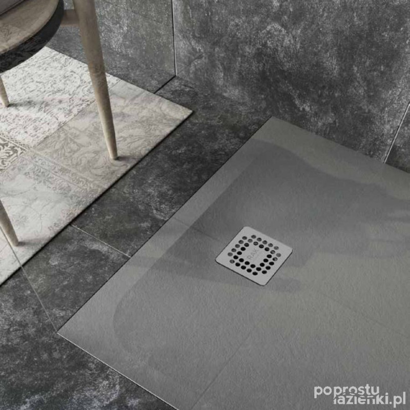 Brodzik szary prostokątny Feeling RAK Ceramics (RFST100140S503)