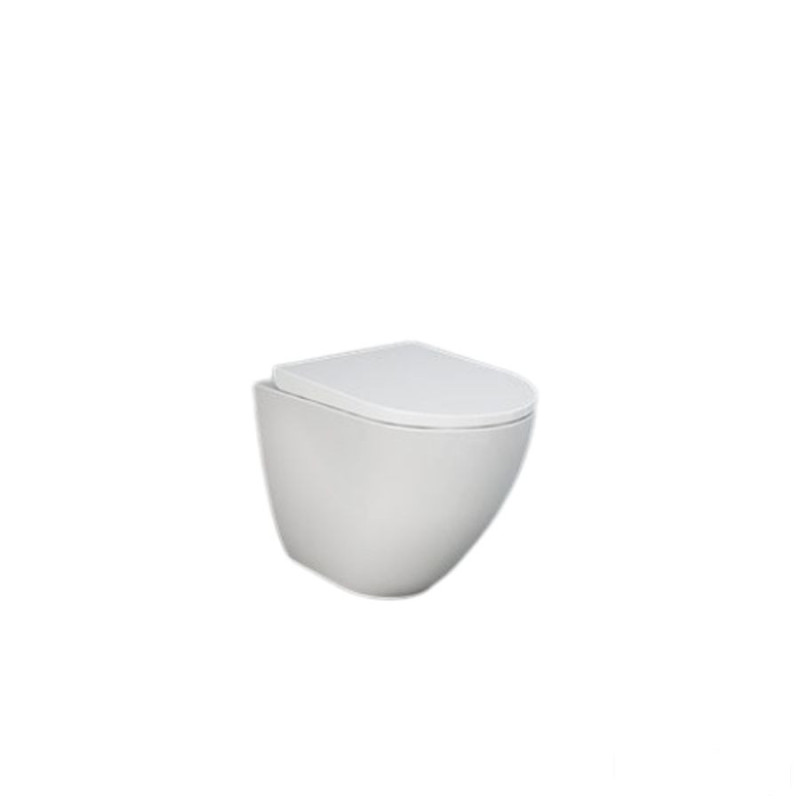 Zestaw  miska wc stojąca 52 rimless i deska wc Des RAK Ceramics (DES2SET)