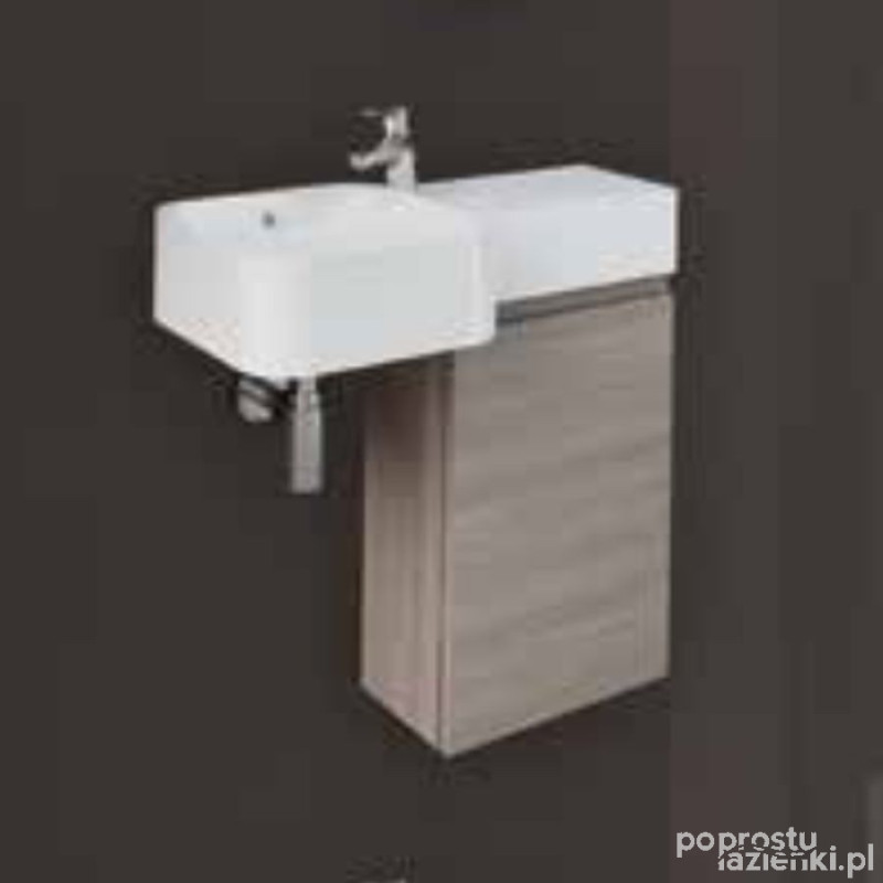 Zestaw petit umywalka kwadrat p, szafka joy egy Rak - petit RAK Ceramics (PET477JOY040EGY)