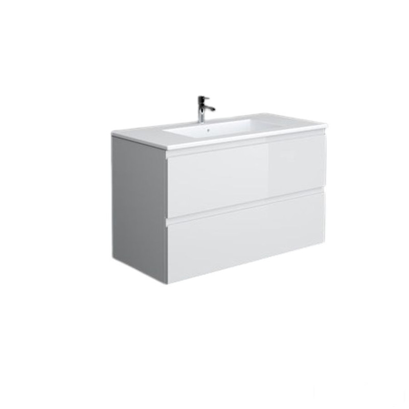 Zestaw  umywalka i szafka 100cm biała Joy RAK Ceramics (SETJOYWH100PWH)