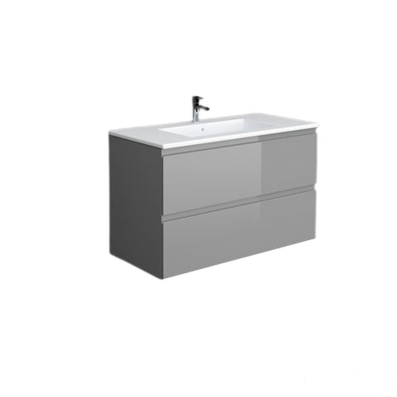 Zestaw  umywalka i szafka 100cm szara Joy RAK Ceramics (SETJOYWH100UGY)