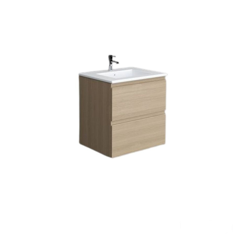 Zestaw  umywalka szafka 60cm scandinavian oak Joy RAK Ceramics (SETJOYWH060SOK)