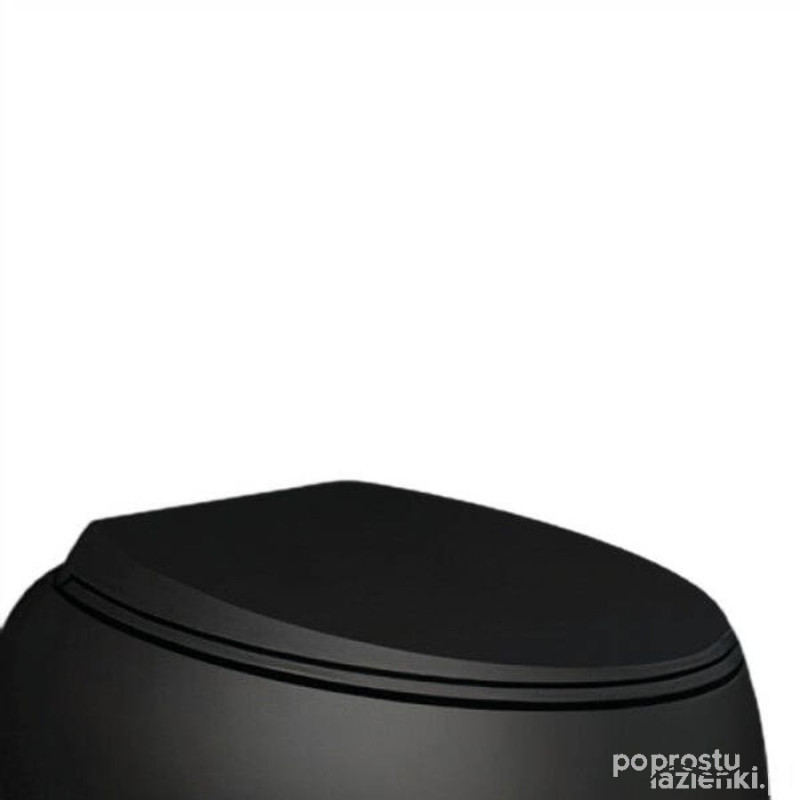 Cloud deska wc w/o czarny mat Rak - cloud RAK Ceramics (CLOSC3901504)