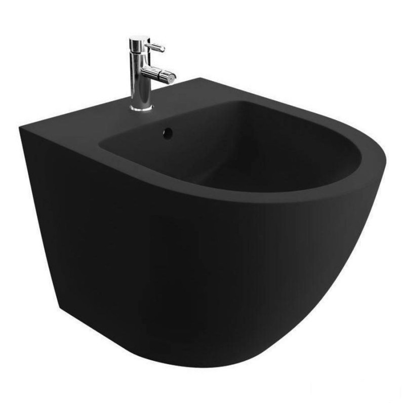 Bidet podwieszany medea 49 cm czarny mat Racer RAK Ceramics (RACBD01ME504)