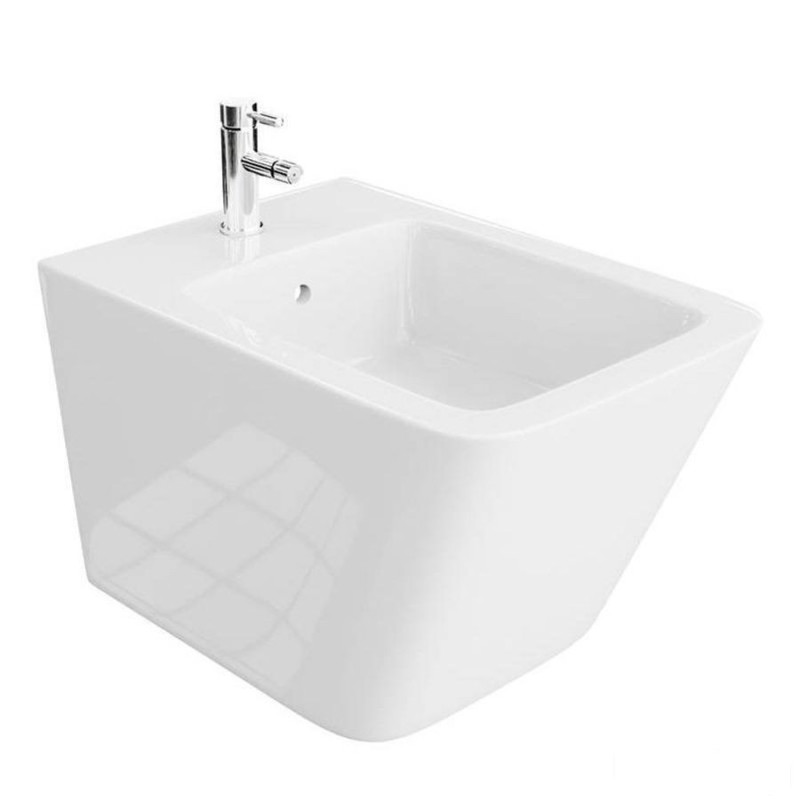 Bidet davos podwieszany 52 cm biały połysk Racer RAK Ceramics (RACBD02DSAWHA)