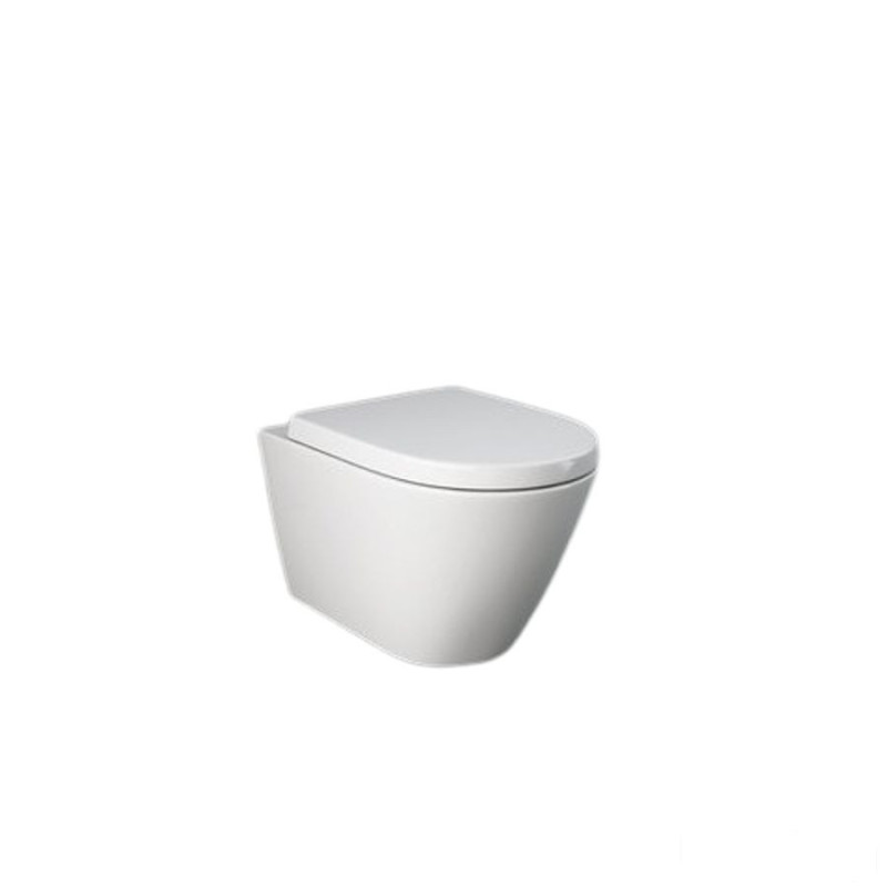 Protek resort miska wc podwieszana rimless z powłoką Resort RAK Ceramics (RST239WHA)