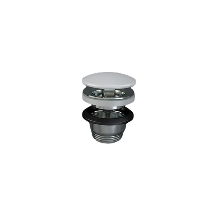 Rak-duo odpływ z wolnym przepływem z maskownicą ceramiczną biały mat (500) Rak - duo RAK Ceramics (DUO002500A)