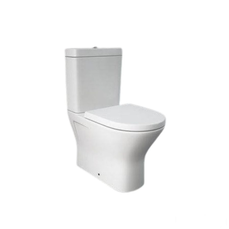 Zestaw  kompakt: miska wc rimless do kompaktu  60cm & zbiornik do kompaktu & deska wc w/o Resort RAK Ceramics (RESO6SET)