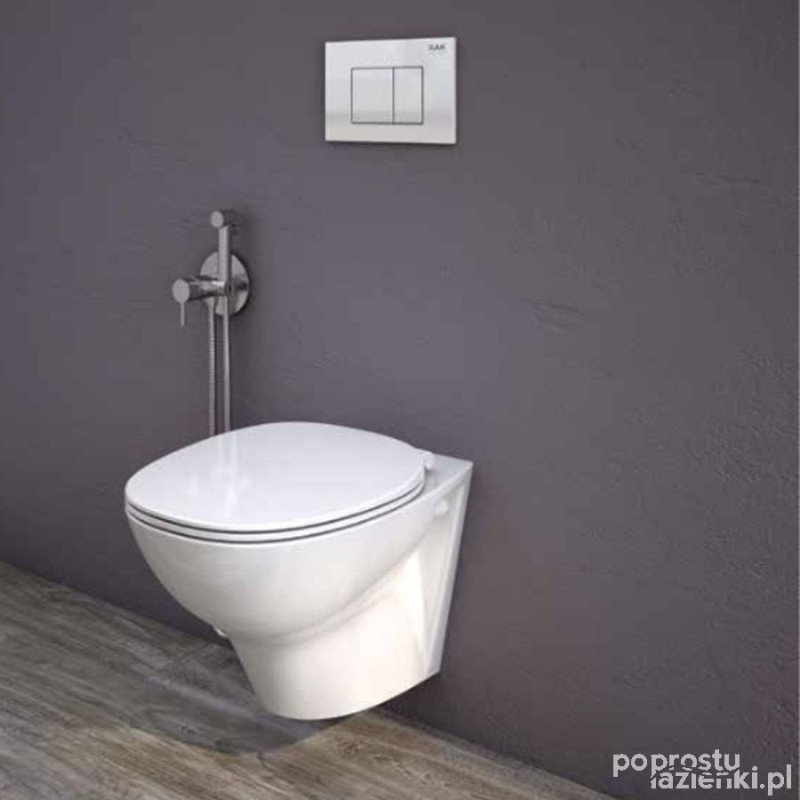 Zestaw  miska wc podwieszana rimless & deska wc slim w/o Morning RAK Ceramics (MORN1SET)