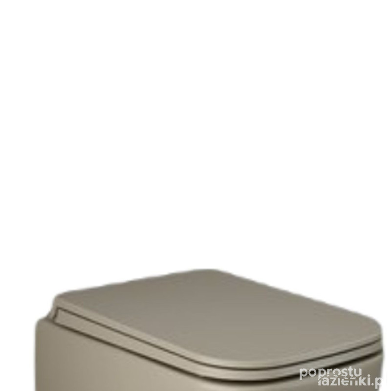 Metropolitan deska wc slim wolnoopadająca cappuccino mat (514) Feeling RAK Ceramics (MPSC3901514)