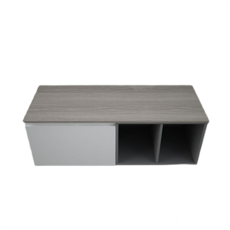 Blat meblowy rak-plano techwood 121x46 cm - grey elm Rak-plano RAK Ceramics (PLASL12146EGY)