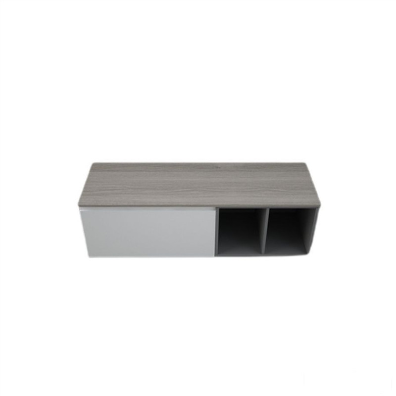 Blat meblowy rak-plano techwood 141x46 cm - grey elm Rak-plano RAK Ceramics (PLASL14146EGY)